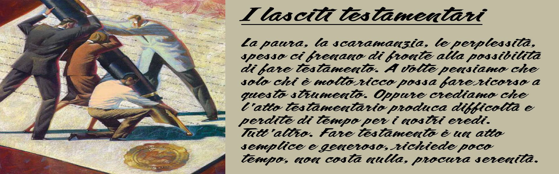 Lasciti testamentari